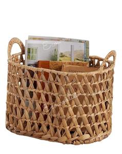Handmade Rustic Natural Rattan Storage Basket Wholesale <b>Organizing</b> for Home Furniture for Hotel Living Room Mall Metal - Product Image 6