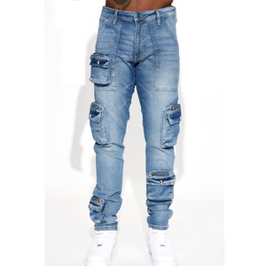 กางเกงยีนส์คาร์โก้ผู้ชาย แบรนด์ดัง คุณภาพเยี่ยม ทนทาน สไตล์ใหม่ แห้งเร็ว รุ่นใหม่ล่าสุด - Product Image 1