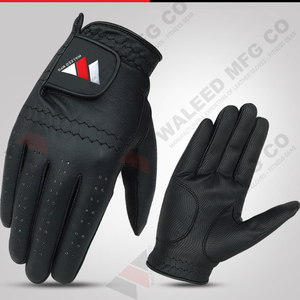 Gants de golf en cuir Cabretta antidérapants en gros, avec logo personnalisé - Product Image 1