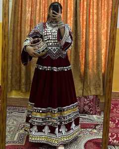 2025 conceptions personnalisées broderie moderne Style afghan à la main afghan Kuchi robe de mariée couleur rose robes de soirée pour les femmes - Product Image 4