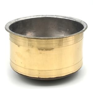 Nuevo grado de seguridad alimentaria de latón, nueva olla Handi de cocina, olla de cocina de venta de alta calidad para el hogar, Cocina, Diseño martillado, calentador de alimentos - Product Image 4