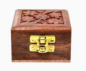 Handcrafted Customizable Decorative Wooden Jewelry <b>Box</b> with <b>Secure</b> Lock and Customized Options for Classic & Modern Interiors - Product Image 3