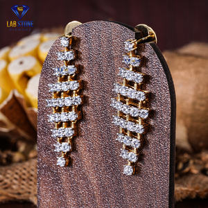 Labstone/Eleva tu estilo 32,89 TDW Collar de oro amarillo con diamantes de corte redondo Certificado IGI para aniversarios - Product Image 3