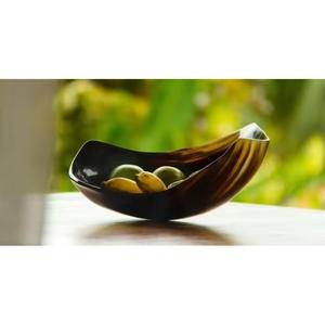 Tazón de comedor ecológico hecho a mano, tazón de cuerno Natural sostenible, técnica pulida para regalos orgánicos y éticos - Product Image 6