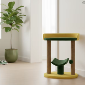 High-quality Amistar Green Dream <b>Cat</b> Retreat <b>scratching</b> <b>post</b> <b>for</b> <b>cats</b> of all sizes and breeds. - Product Image 5