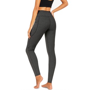Leggings de compression d'entraînement taille haute pour femmes, légers, écologiques, respirants, à séchage rapide, pleine longueur, grande taille, unis - Product Image 2