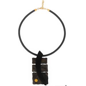 สร้อยคอโซ่แบบจิ๊กซอว์ทำจากเขาควายคลาสสิกสำหรับทุกเพศ สร้อยคอแบบเชื่อมต่อทันสมัย เหมาะเป็นของขวัญวันครบรอบสำหรับทุกเพศ - Product Image 3