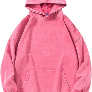 Sweat à capuche pour homme, collection hiver 2025, avec logo personnalisé, effet délavé, 100% coton de haute qualité, fabriqué au Pakistan, séchage rapide, respirant, motif uni - Product Image 1