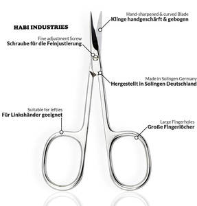 Tijeras profesionales para cutículas personalizadas para uñas acrílicas, cuchillas de acero inoxidable extra afiladas para manicura en EE. UU. Y Rusia - Product Image 2