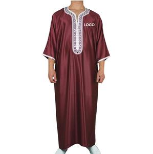 Ropa islámica más vendida para hombre Thobe musulmán árabe Thobe venta al por mayor Jubba para hombre ropa islámica para hombre thobe de talla grande thobes - Product Image 3