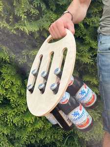 Personalized Wooden <b>Wine</b> Shot <b>Glass</b> Cup Beer <b>Holder</b> - Product Image 5