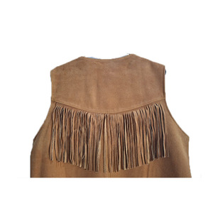 เสื้อกั๊กแขนกุดสำหรับผู้หญิงเสื้อกั๊กหนังแท้สีดำแฟชั่นใหม่ล่าสุด - Product Image 5