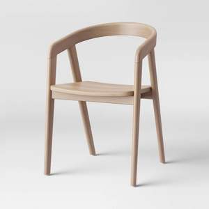 Silla de Arte de madera maciza hecha a mano con curvas futuristas, talla sin costuras y acabado natural para interiores de casas modernas - Product Image 3