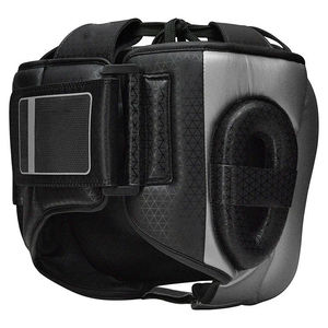 Protection de tête de boxe et de taekwondo professionnelle de haute qualité, personnalisée avec un logo imprimé, en PU modulaire, imperméable, respirante et légère - Product Image 3