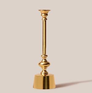 Portavelas de latón hecho a mano más vendido para decoración Portavelas cónico de metal de último diseño para Navidad DE LA IGLESIA - Product Image 6