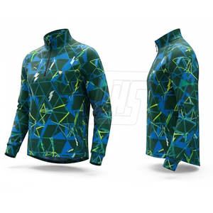 Veste à fermeture éclair sur le côté pour homme, sublimée, respirante, pour la course à pied, le fitness et la salle de sport - Product Image 6