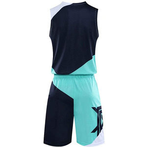 Uniformes de Baloncesto Personalizados al por Mayor para Hombre, Conjuntos Profesionales Transpirables de Secado Rápido, Camisetas Antibacterianas para Baloncesto de Verano - Product Image 3