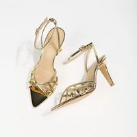 Chaussures habillées d'été pour femmes, de créateur, à bout ouvert, élégantes, augmentant la taille, légères, sexy, tendance pour l'extérieur, printemps