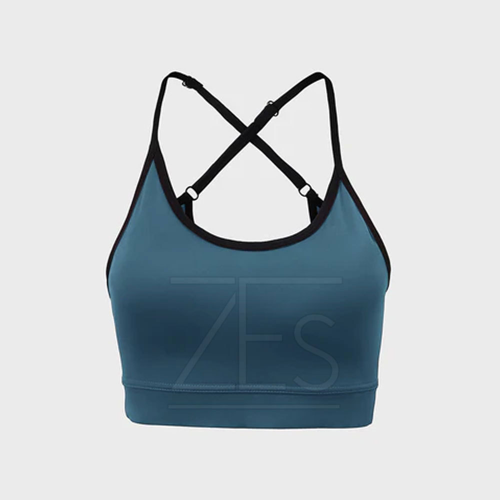 Best Selling Low Price Women High for Breathable Spandex/Nylon Sports Bra Quick Dry Lightweight for Adult