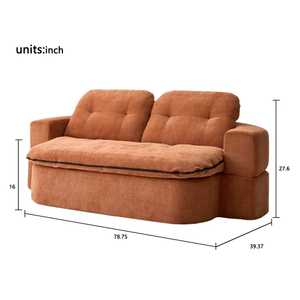 Canapé-lit d'angle moderne en tissu compressé et portable pour salon, hôtel, chambre à coucher - Best-seller Alibaba 2025 - Product Image 5
