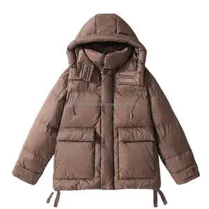 플러스 사이즈 윈드 브레이커 패션 겨울 북부 모든 인쇄 트렌치 버블 퍼 남성의 얼굴 자켓 코트