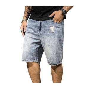 Classique décontracté Denim Shorts hommes nouveau Design poche hommes Shorts haute qualité en gros personnalisé hommes jean Shorts pur coton - Product Image 1