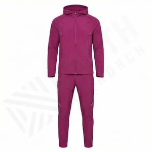 Conjunto Deportivo de Alta Calidad 100% Algodón con Estampado Personalizado, Chándal Unisex para Hombre, Pantalones Deportivos y Sudadera con Capucha, Transpirable - Product Image 1