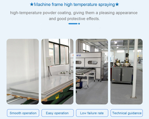 Machine de pulvérisation de colle polyuréthane pour panneaux en nid d'abeille en céramique souple, aluminium et cuivre, contrôlant automatiquement la vitesse du convoyeur - Product Image 3