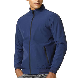 Chaqueta Bomber de Invierno para Hombre, Cortavientos, Impermeable, de Secado Rápido, Elegante, Casual, Ajustada, con Cremallera, Ligera, Abrigada, 100% - Product Image 1