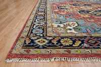 Décoration de salon de luxe moderne Tapis Oushak hauts modernes faits à la main Tapis traditionnel en coton