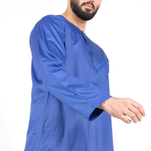 Kurta de qualité supérieure pour hommes, designs multicolores, thobe arabe pour hommes, design Jubba, livraison en ligne, nouvelle arrivée, service OEM, faible MOQ - Product Image 6