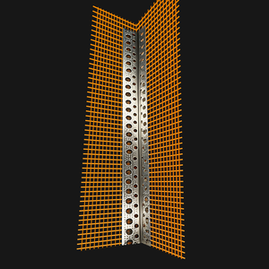 Profilé d'angle en métal avec treillis de renforcement en fibre de verre, conçu pour la fonctionnalité et la vitesse sur tous les <span class=keywords><strong>EWI</strong></span> - Product Image 4
