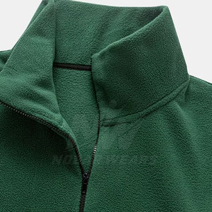 Veste polaire de trekking pour homme, col montant, fermeture éclair quart de tour, légère, chaude, vêtements d'extérieur pour l'hiver - Product Image 3