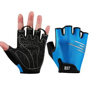 Professionnel unisexe été Sports de plein air demi-doigt gants de cyclisme respirant Protection UV Polyester anti-dérapant gants d'équitation - Product Image 3