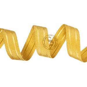 Infanterie Satin Tresse Dentelle en Argent et Or Vente en Gros Tressé Dentelle Passementerie pour Uniformes et Accessoires - Product Image 1