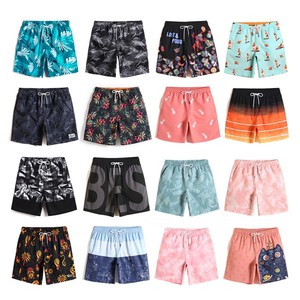 Nuevo diseño de los hombres Floral Swim Trunk Summer Vacation Hombres Casual Surf Shorts 5 puntos Liner Beach Pants DDP Shipping - Product Image 5