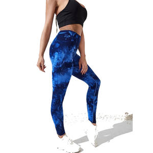Leggings de fitness taille haute pour la gym, avec logo personnalisé, respirants, antibactériens, pour femmes, vêtements de sport et de yoga, Spandex/Nylon/Coton - Product Image 2