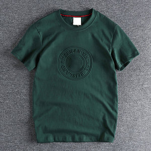 เสื้อยืดคอกลมลายนูนคุณภาพสูง ปี 2026 ผ้าฝ้าย 100% ระบายอากาศได้ดี เสื้อยืดสั่งทำพิเศษ พิมพ์ลายนูน เสื้อยืดคอกลม - Product Image 5