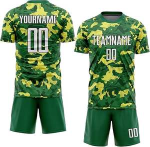 ชุดนักบอลผ้าโพลีเอสเตอร์สำหรับเด็กเครื่องแบบมืออาชีพชุดเล่นฟุตบอลผ้าโพลีเอสเตอร์100% ดีไซน์ใหม่ล่าสุด - Product Image 1