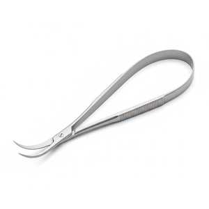 Tijeras Quirúrgicas Reutilizables de Acero Inoxidable con Mango de Resorte, Curvas, de Microcuchilla Afilada y Alta Calidad - Product Image 2