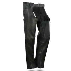 Chaps en cuir de haute qualité, imperméables, coupe-vent, pour l'hiver, avec vestes de moto en polyester légères, fabriquées en usine. - Product Image 1