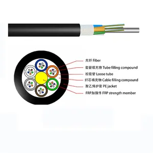 יצרני כבלים סיבים אופטיים בסין נושבת אוויר כבל סיבים אופטיים מיקרו 24 ליבות GYFTY FTTH מפוצץ אוויר באיכות גבוהה