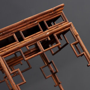 Cadre de fleur en bambou de combinaison manuelle simple pour des meubles de salon - Product Image 5