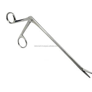 Tijeras Curvas Izquierdas Tipo Cocodrilo, Hoja de 5 mm, Instrumento Quirúrgico Manual Bellucci de Acero Inoxidable para Otorrinolaringología, Certificado CCC, OEM/Private - Product Image 2