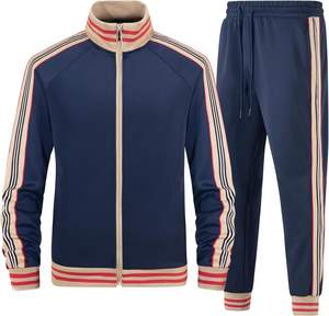 Survêtement d'hiver pour femme, coupe classique, style sportif, séchage rapide, absorbant la transpiration, imprimé bleu, pantalon de jogging, vêtements d'extérieur, haute qualité, 100% coton - Product Image 5