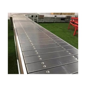 Sistema de Transportador de Cadena de Tablillas de Acero Inoxidable de Alta Eficiencia para Líneas de Ensamblaje y Transporte de Piezas Disponible a Precio Competitivo - Product Image 1