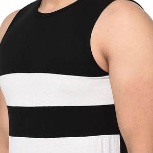 Las mejores camisetas sin mangas de gimnasio para hombre personalizables Stringer Fitness Singlets de punto transpirable de fábrica al por mayor para culturismo para hombre - Product Image 6