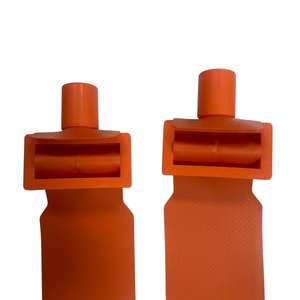 Ceintures de flag football orange avec drapeaux détachables, équipement d'entraînement et de jeu durable, taille du drapeau 5,0x42cm, MOQ à partir de 5 ensembles - Product Image 5