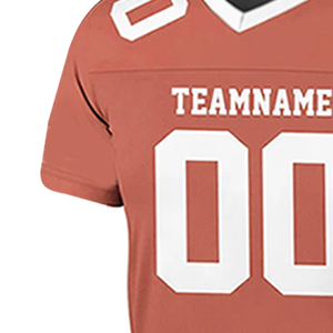 Hauts de football américain Maillot de football américain pour hommes Vêtements d'entraînement sportif Ensemble d'uniformes en tissu polyester - Product Image 5