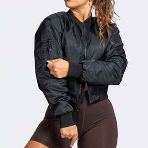 Veste de sport imperméable de haute qualité, prix bas, OEM personnalisé, pour hommes et femmes, nouveau design, broderie respirante, taille plus, bomber 2026 - Product Image 3